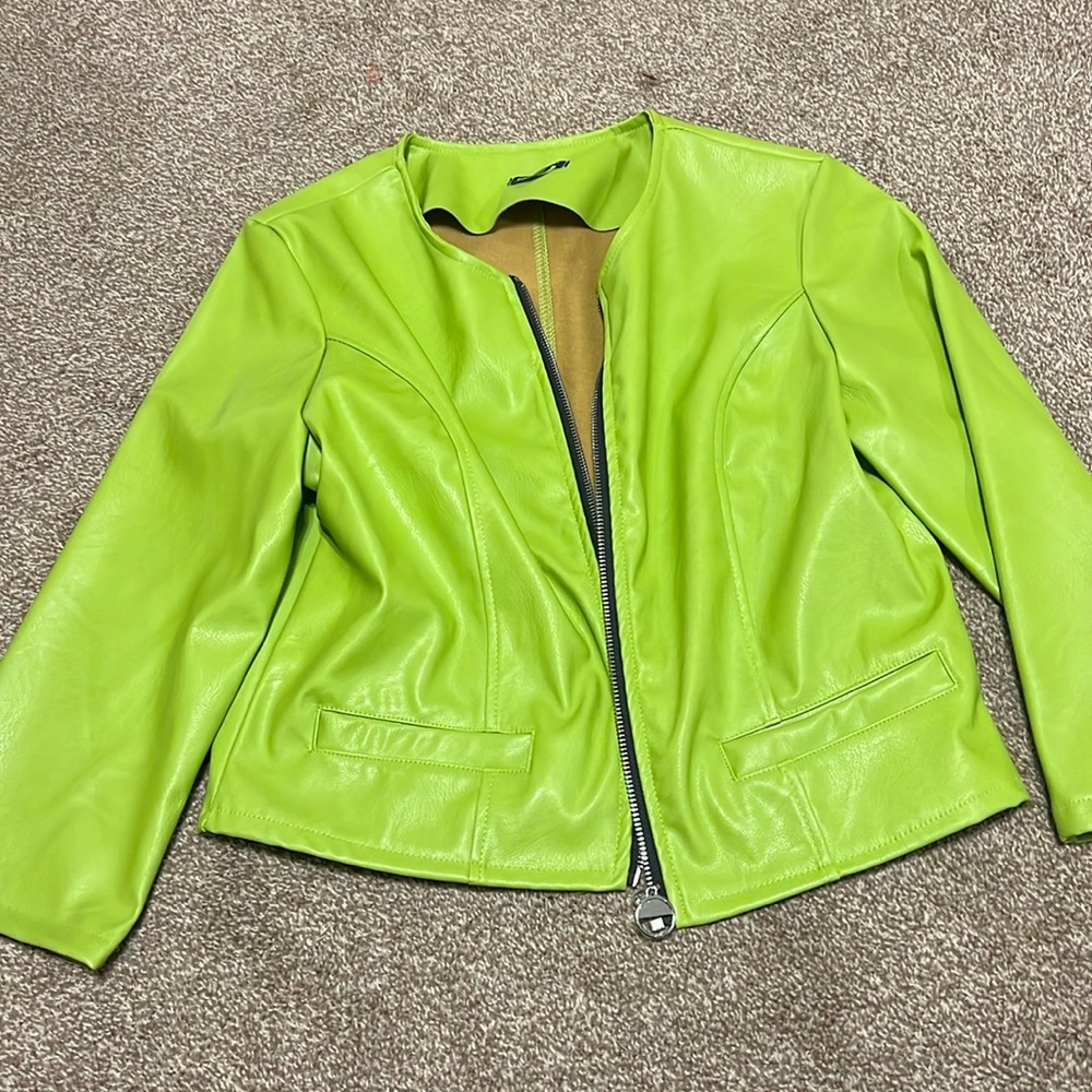 Pleather jacket